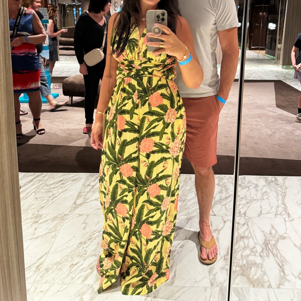 Floral Wrap Jumpsuit